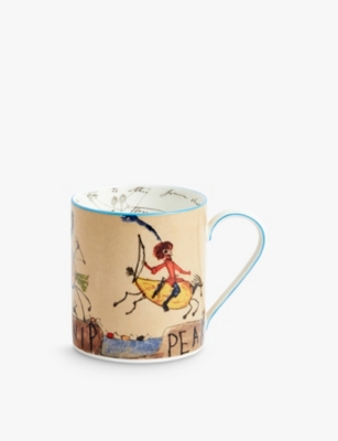 WEDGWOOD DARWIN ORIGINS ART-PRINT BONE-CHINA MUG 443ML 