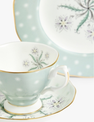 Royal Albert 100 Years Jubilee 1950 Bone-china Tea-cup, Saucer And Plate Set