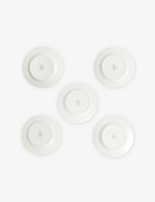 ROYAL ALBERT 100 YEARS OF ROYAL ALBERT 1920-1960 BONE-CHINE PLATES SET OF FIVE 20CM 