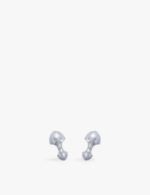 LA MAISON COUTURE: Biiju Bullet Sterling-Silver Cufflinks