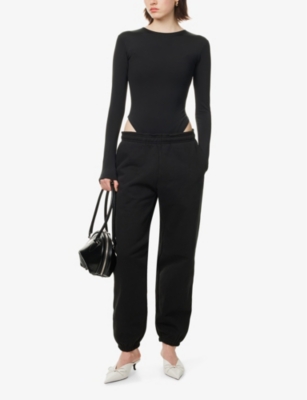 ENTIRE STUDIOS: Round-neck long-sleeve stretch-jersey body