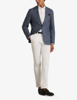 REISS: Stack Single-Breasted Wool-Blend Blazer
