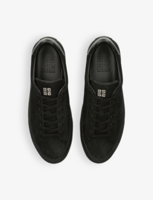 Givenchy Mens Black City Sport Leather Low-top Trainers In Black