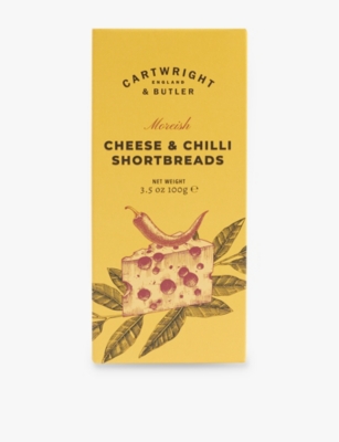 CARTWRIGHT & BUTLER: Cheese and Chilli shortbreads Box: 100g
