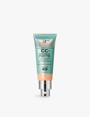 It Cosmetics Light Medium Your Skin But Better Natural Matte Spf 40 Cc+ Foundation 32ml In Light Medium