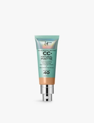 It Cosmetics Neutral Tan Your Skin But Better Natural Matte Spf 40 Cc+ Foundation 32ml In Neutral Tan