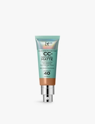 It Cosmetics Tan Rich Your Skin But Better Natural Matte Spf 40 Cc+ Foundation 32ml In Tan Rich