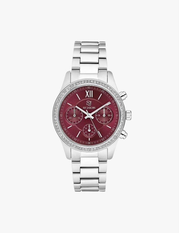 SJ-W2406-CZ Domenica stainless-steel and zirconia quartz watch