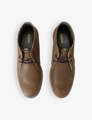 BARBOUR: Readhead leather chukka boots