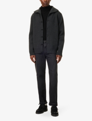 SUNSPEL: Turtleneck ribbed regular-fit wool jumper