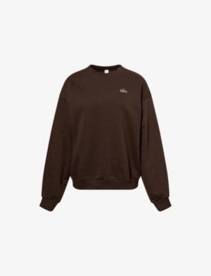 ALO YOGA: Accolade Round-Neck Cotton-Blend Sweatshirt