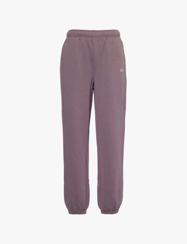 Accolade 3D-logo straight-leg cotton-blend jersey jogging bottoms