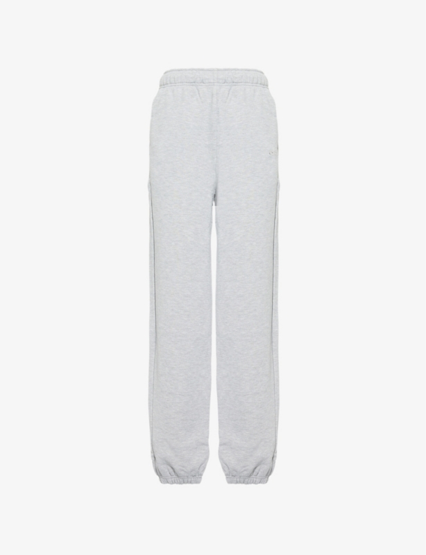 Accolade 3D-logo straight-leg cotton-blend jersey jogging bottoms