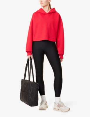 ALO YOGA: Bae oversized cotton-blend jersey hoody