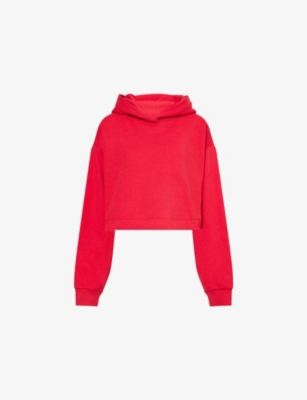 ALO YOGA: Bae oversized cotton-blend jersey hoody