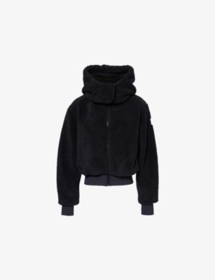 ALO YOGA: Foxy Sherpa hooded fleece jacket