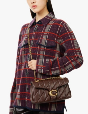 COACH: Tabby 26 logo-plaque quilted leather cross-body bag