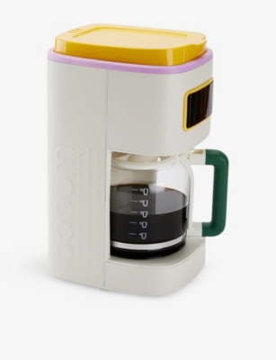 BODUM WHITE BODUM X MOMA BISTRO PROGRAMMABLE COFFEE MAKER 34.5CM 