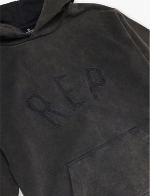 REPRESENT: Logo-appliqué cotton-jersey hoody 1-6 years