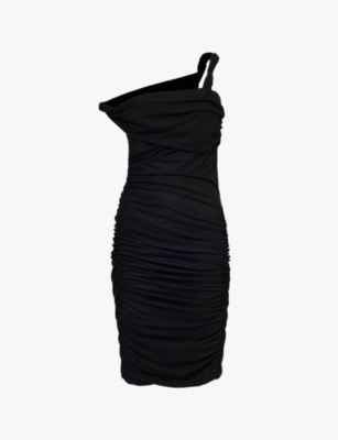 knee length wiggle dress Tie-Neck Wiggle Dress main image 0