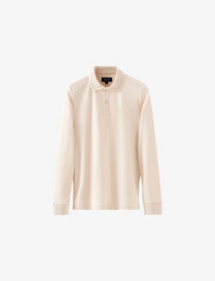 ETON: Interlock knitted-collar cotton-jersey polo shirt