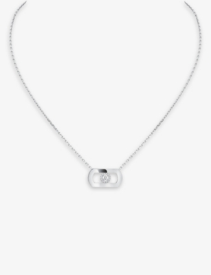 MESSIKA: So Move Pavé 18ct gold and 0.65ct pendant necklace