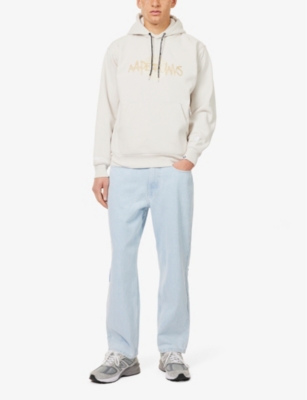 AAPE: Logo-patch straight-leg denim jeans