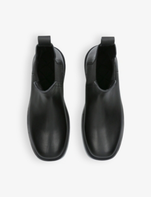 Bottega Veneta Torino Chelsea Ankle Boot Black In Black
