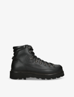 Mens Moncler Peka Trek Hiking leather boots