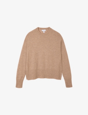 THE WHITE COMPANY: Relaxed-fit deep-ribbed cashmere jumper
