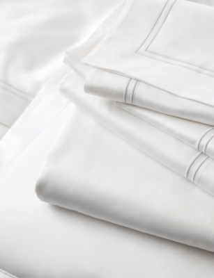 THE WHITE COMPANY: Symons Super-King Egyptian-Cotton Flat Sheet