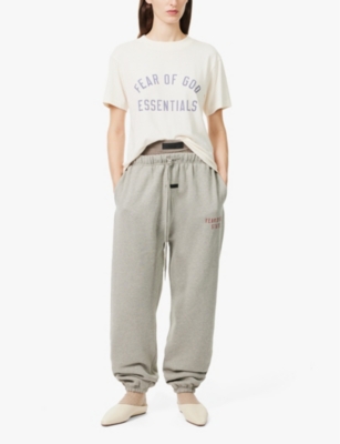 FEAR OF GOD ESSENTIALS: Tri-blend round-neck cotton-blend T-shirt