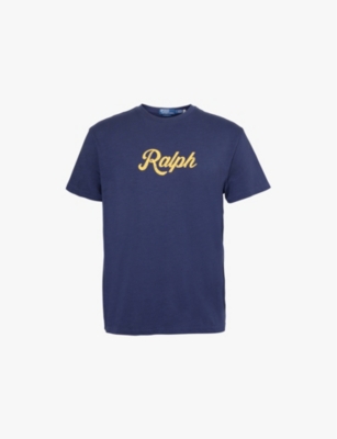 POLO RALPH LAUREN: Vintage-print regular-fit cotton-jersey T-shirt