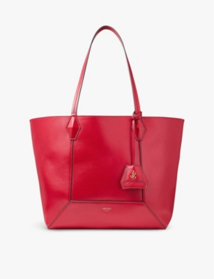 JIMMY CHOO: Diamond medium leather tote bag