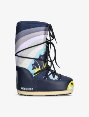 MOON BOOT: Kids's Icon Junior Dragon woven boots