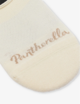 Stride intarsia branding cotton-blend socks