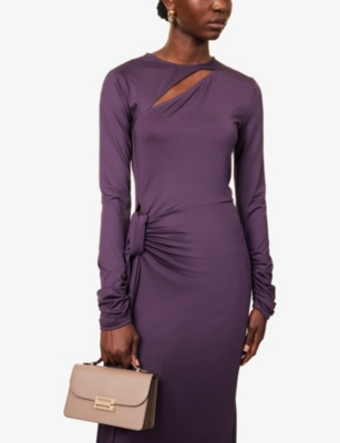VICTORIA BECKHAM: Dorian Mini Leather Cross-Body Bag