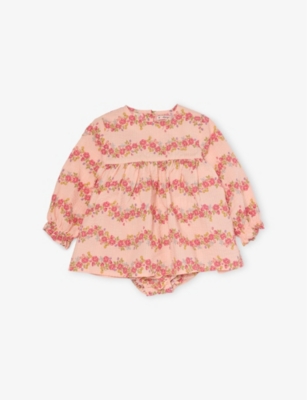 KONGES SLOJD: Bella Floral-Print Cotton Romper 3-36 Months