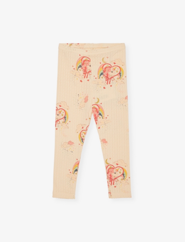Unicorn-print cotton leggings 0-18 months