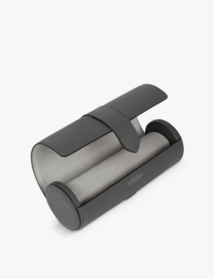 SMYTHSON: Grain-texture leather watch roll