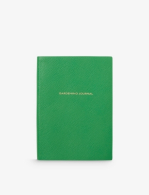 SMYTHSON: Panama Soho Gardening Journal leather planner 19.5cm x 14cm