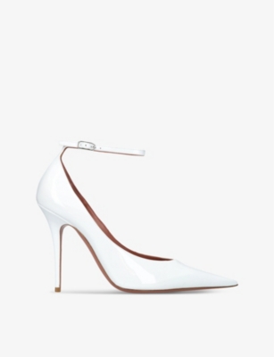 AMINA MUADDI: Anok 105 patent-leather pumps