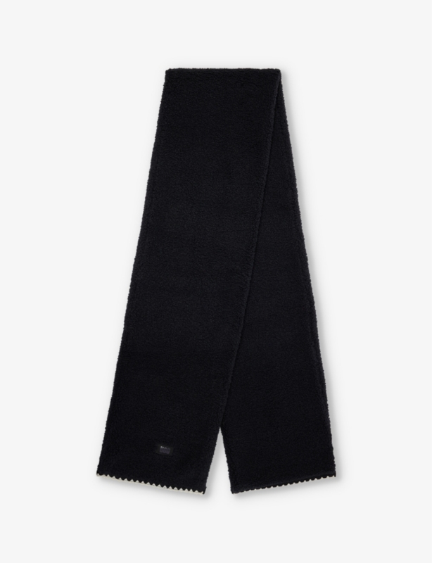 UGGfluff scalloped-trim fleece scarf