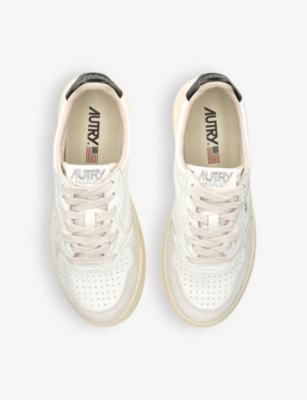 AUTRY: Medalist low-top leather trainers