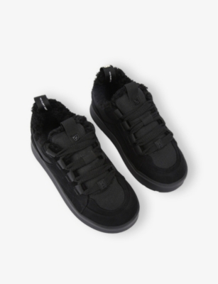 Kg Kurt Geiger Womens Kiara Chunky Woven Trainers Blac In Black