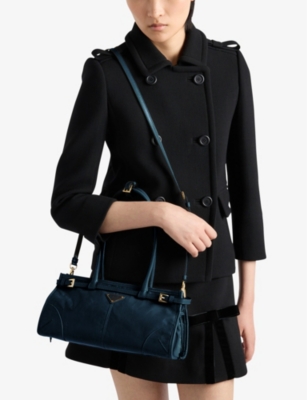 PRADA: Medium leather shoulder bag