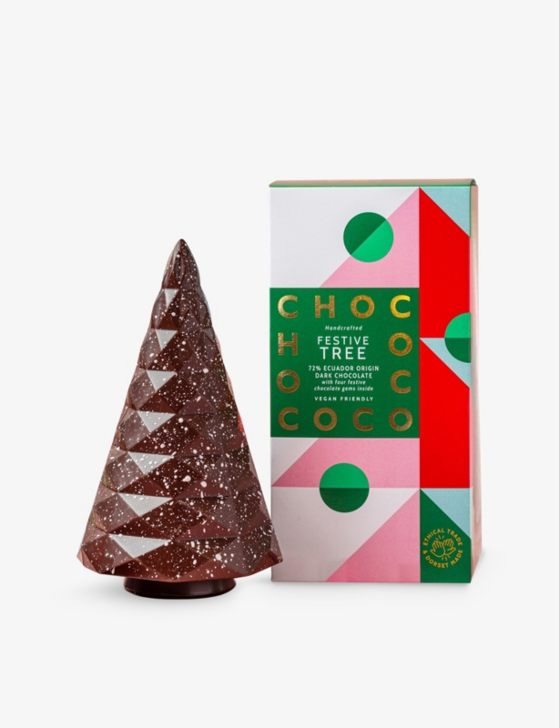 Festive Tree 72% Ecuador milk chocolate 200g