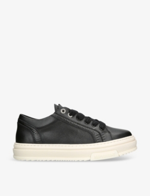 Mens Represent Htn Branded Leather Low-Top Trainers