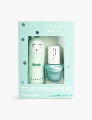 Inuwet Kids' Duo Nail Polish Set Turquoise