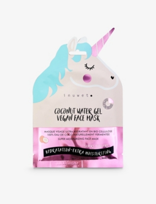 Inuwet Coconut Water Gel Extra Moisturising Face Mask 30ml Pink In Pink